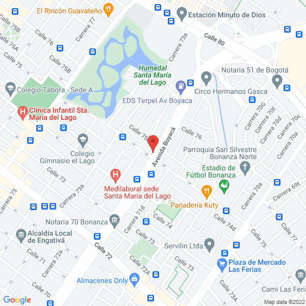 Map of Nativa Servicios Generales S.A.S.