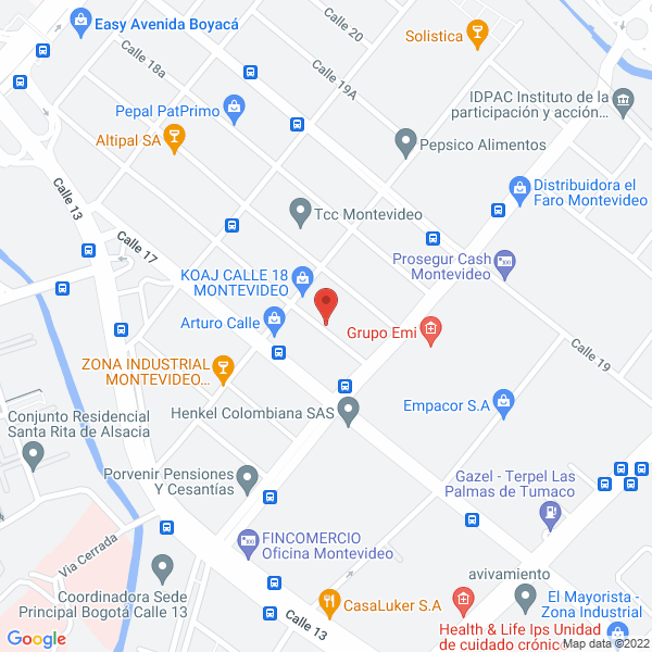 Map of Natur Col Ltda.