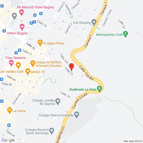 Map of Navarro Rojas Y Cúa. S. En C.