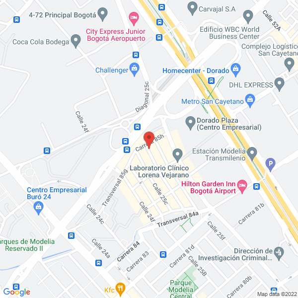 Map of Mba Cargo Trading S.A.S.