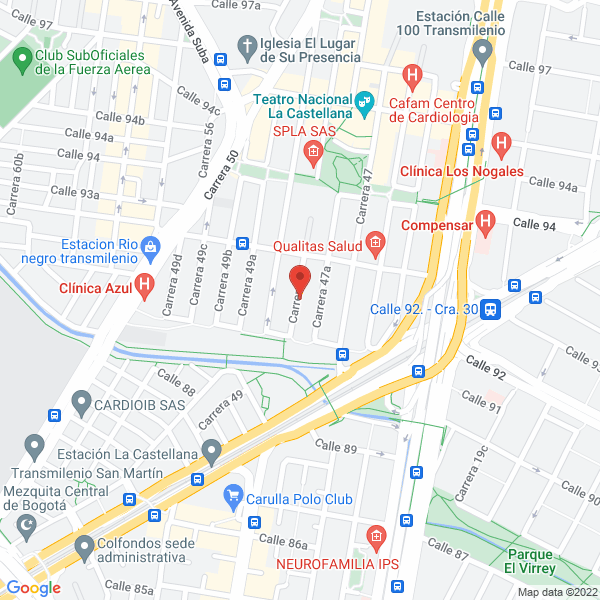 Map of Md Farmacia Magistral S.A.S.