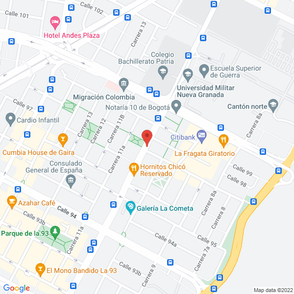 Map of Mdb Grupo Comercial S.A.S.