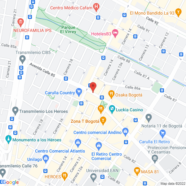 Map of Mdi Mercadeo Deportivo