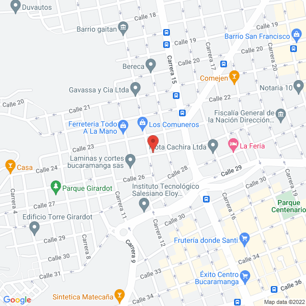 Map of Taller Automotriz Mecacentro