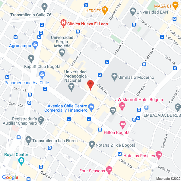 Map of Oficina De Turismo De Aruba