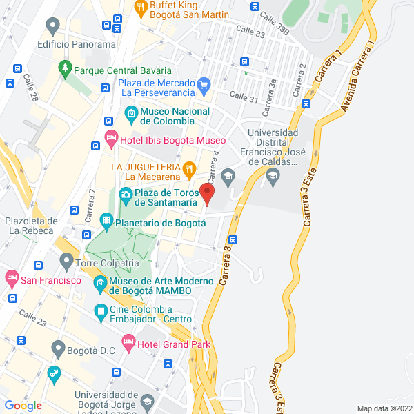Map of Residencias Femeninas Universitarias Religiosas María Inmaculada