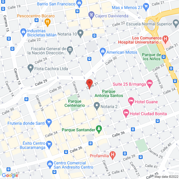 Map of Hotel Zipa