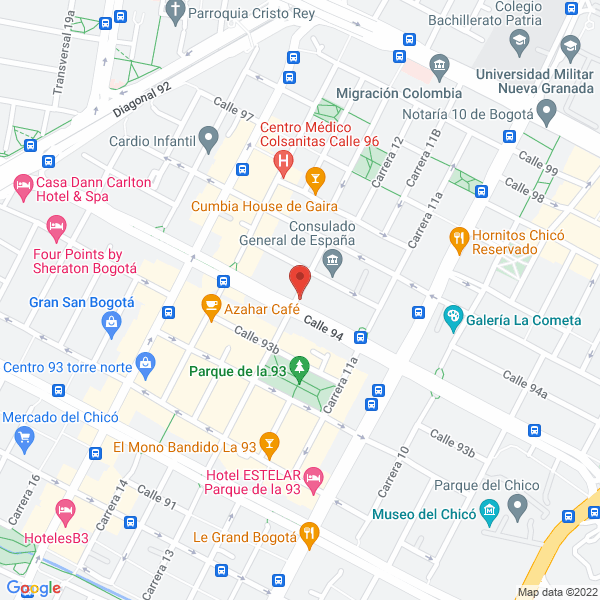 Map of Restaurante & Bar Adobar
