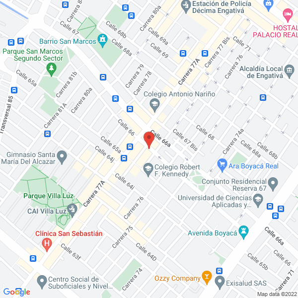 Map of Restaurante Aleman Zuhause