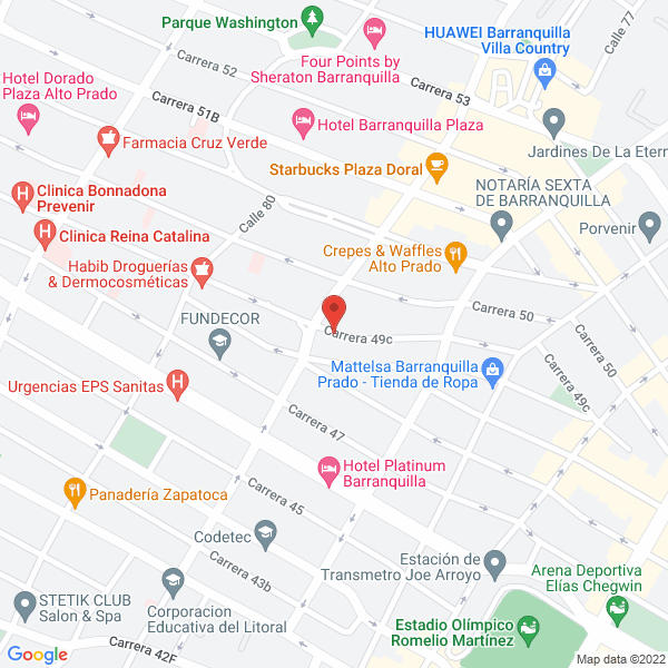 Map of Restaurante Arabe Gourmet