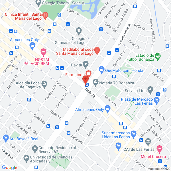 Map of Restaurante Asadero Hato Grande