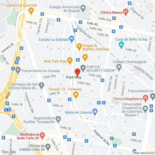 Map of Restaurante Bar Chalet Suizo