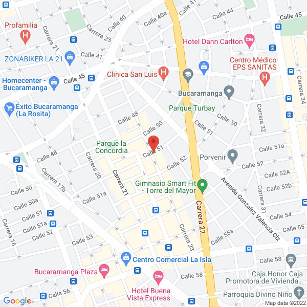 Map of Panadería El Manantial