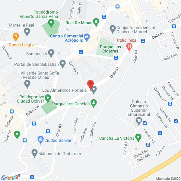 Map of Panadería Petipán