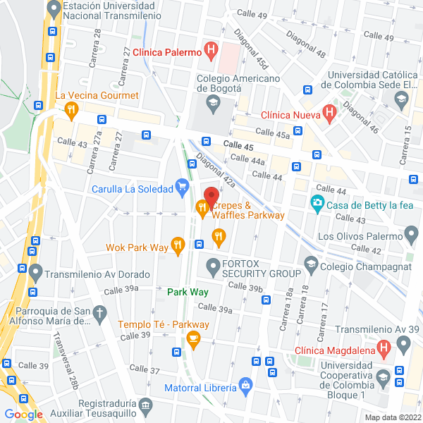 Map of Productos Joyce Mehera S.A.