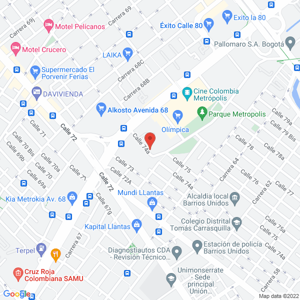 Map of Produneg S.A.S.
