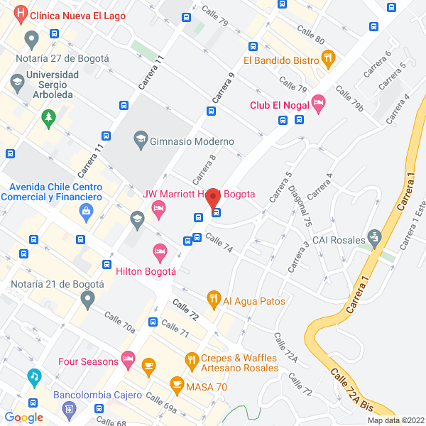 Map of Mesa González Abogados S.A.S.
