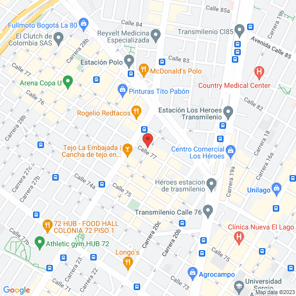 Map of Metal Eléctricos Malaver Garzón Y Cía. Ltda.