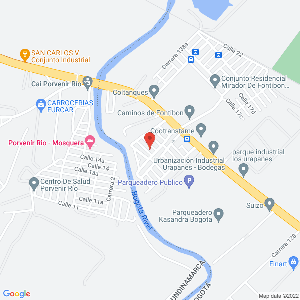 Map of Metalicas Bolaños S.A.S.