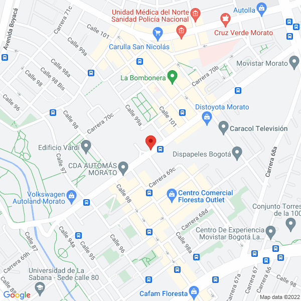Map of Autoélite Ltda.