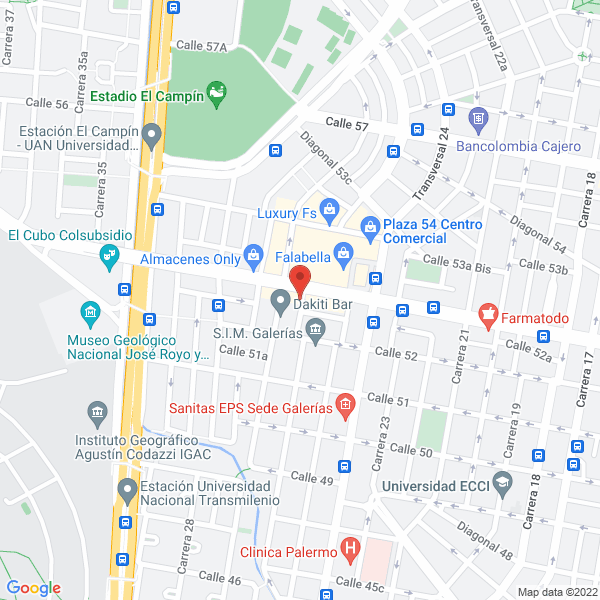 Map of Portofino Hotel