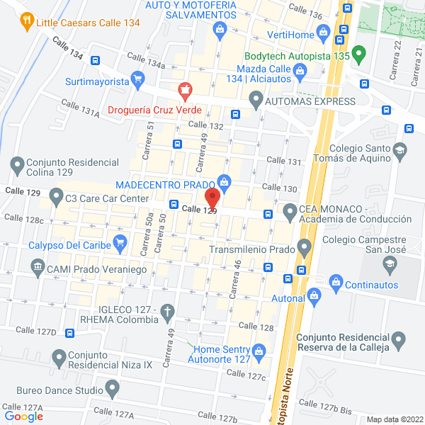 Map of Prado Vet Clínica Veterinaria