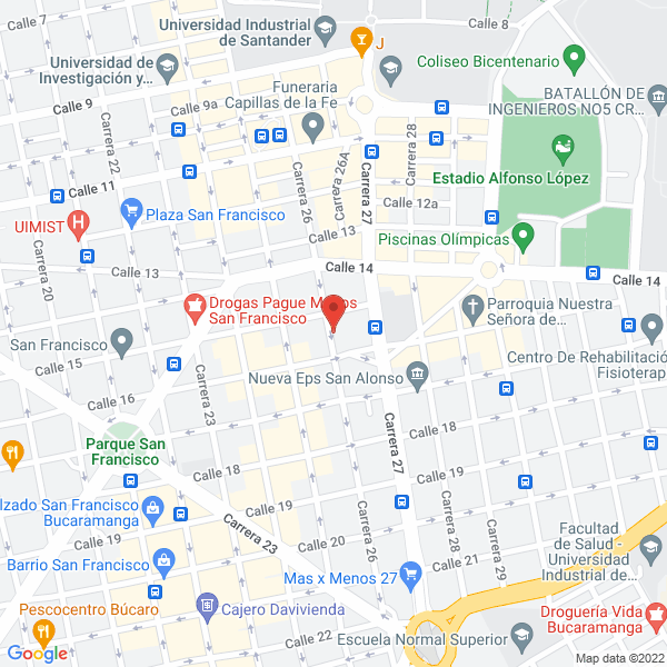 Map of Cortinas & Persianas Carvajal
