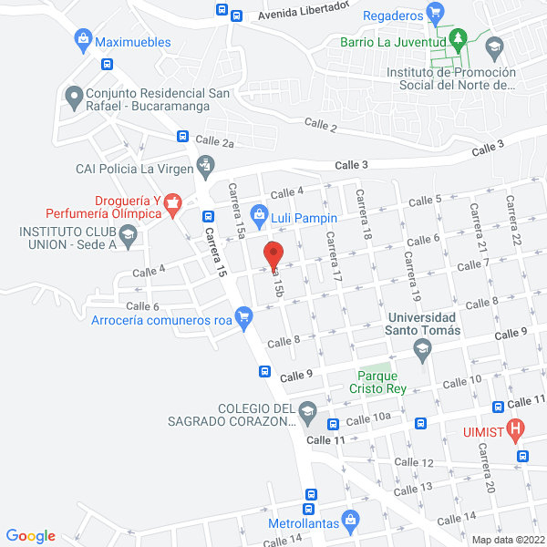 Map of Aceros Delcars