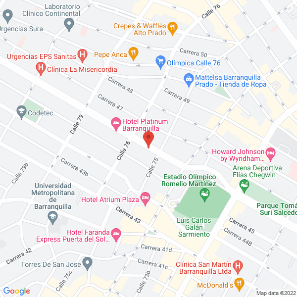 Map of Plásticos Mallol S.A.S.