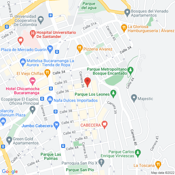 Map of Equipos Especiales De Refrigeracion Ltda