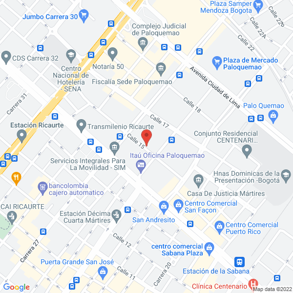 Map of Polyfique S.A.S