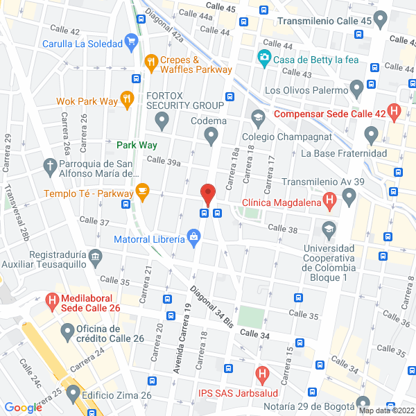 Map of Radio Servicio Electrónico