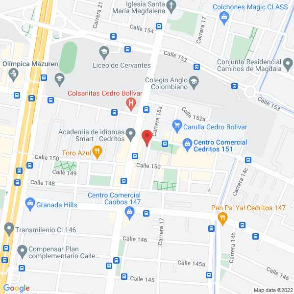 Map of Comunicaciones Y Sistemas Integrales Ltda