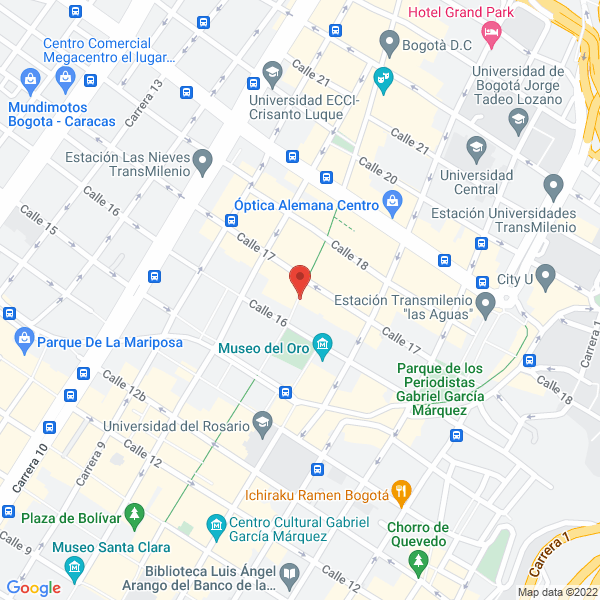Map of Alvaro Macias Ordoñez Abogados