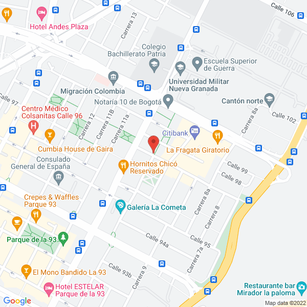 Map of Ponchos & Co