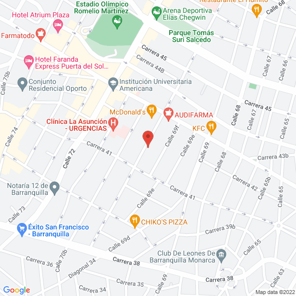Map of Dismaru S.A.S.