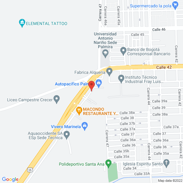 Map of Marinela Colonial Restaurante