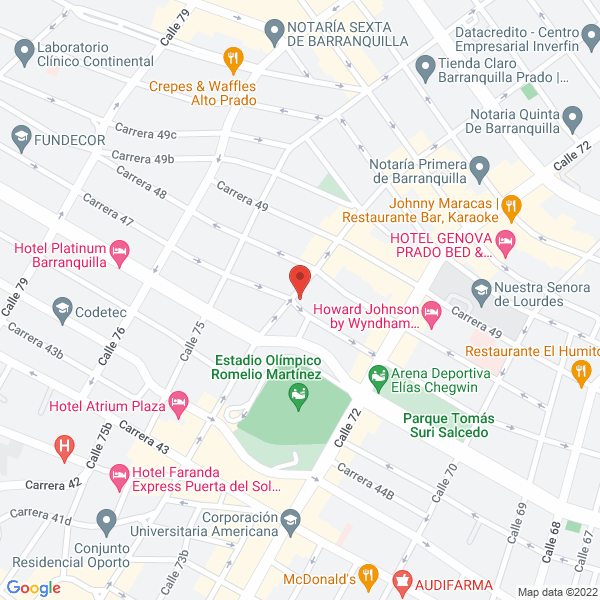 Map of Materquimicos Carlos Juliao
