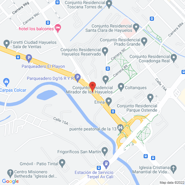 Map of Airval Ltda.