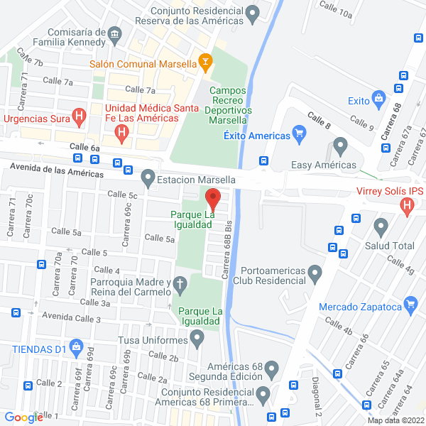 Map of Aislamientos Y Proyectos Ltda.