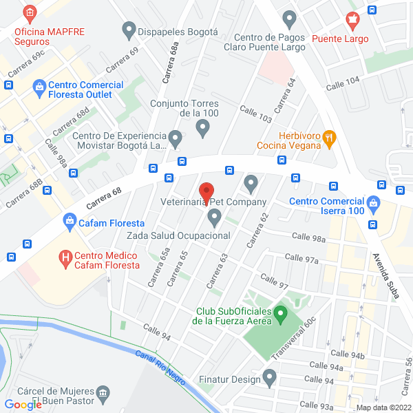 Map of Akle Del Guercio Elsy Sofia