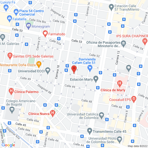 Map of Agencia Matrimonial Agema