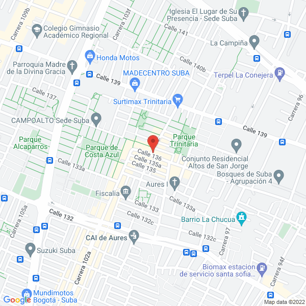 Map of Agropecauria San Felipe Carnes S.A.S.
