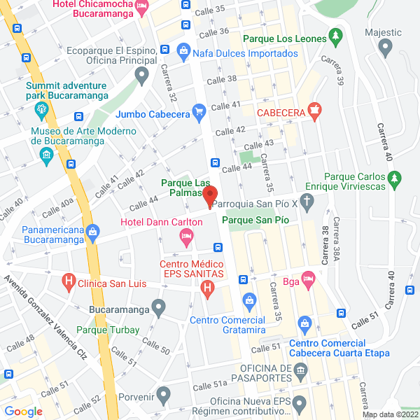 Map of Agencia De Seguros M. Chalela S. Cía.