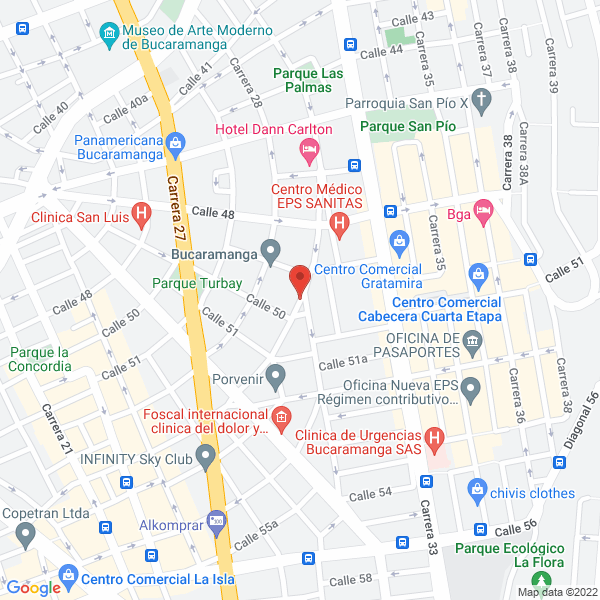 Map of Agencia De Viajes Corales