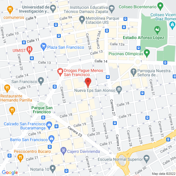 Map of Tienda La 16 De Villa Helena