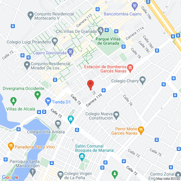 Map of Agro Comercializadora El Gabán S.A.S.