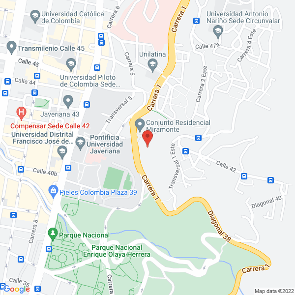 Map of Agrofood Importación Exportación S.A.S.