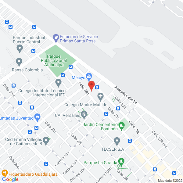 Map of Airparts De Colombia S.A.S