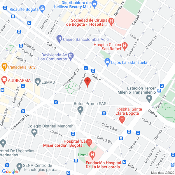 Map of Airr Comunicaciones